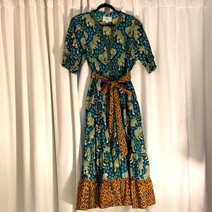 Printfresh Tiger Queen Grand Entrance Dress 100% Organic Cotton XL